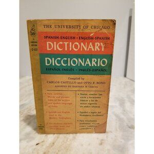 Book - Spanish English Dictionary- 1960